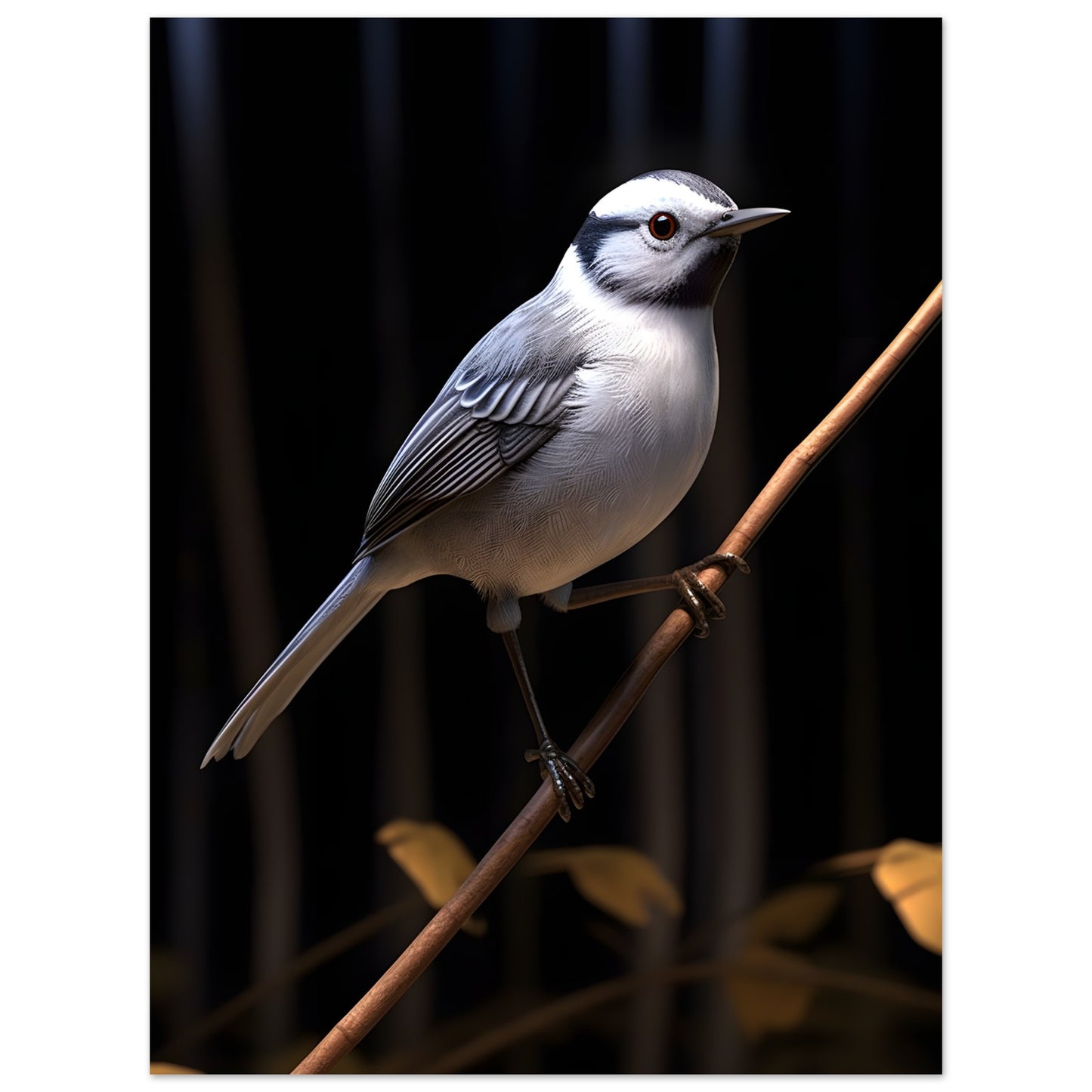 Enchanting Japanese Songbird - Poster