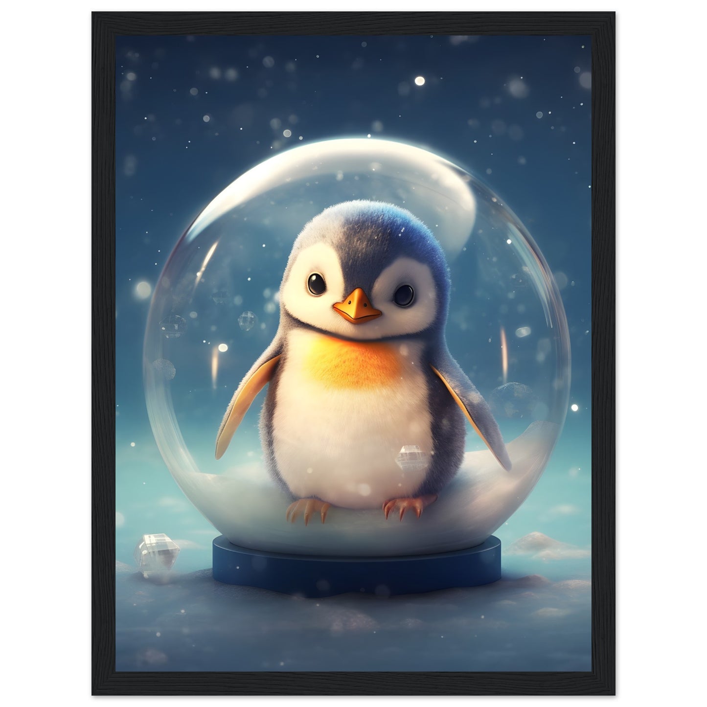 Playful Waddlers - Poster