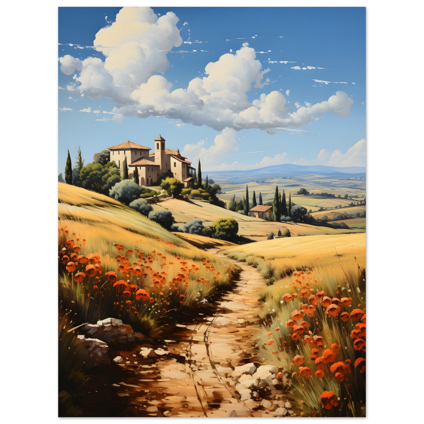 Countryside Serenity - Poster