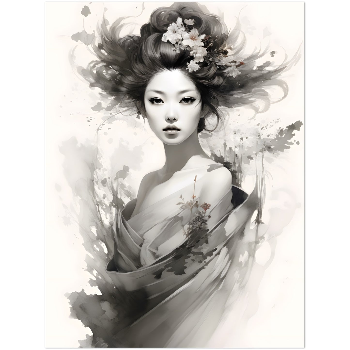 Zen Blossoms - Poster