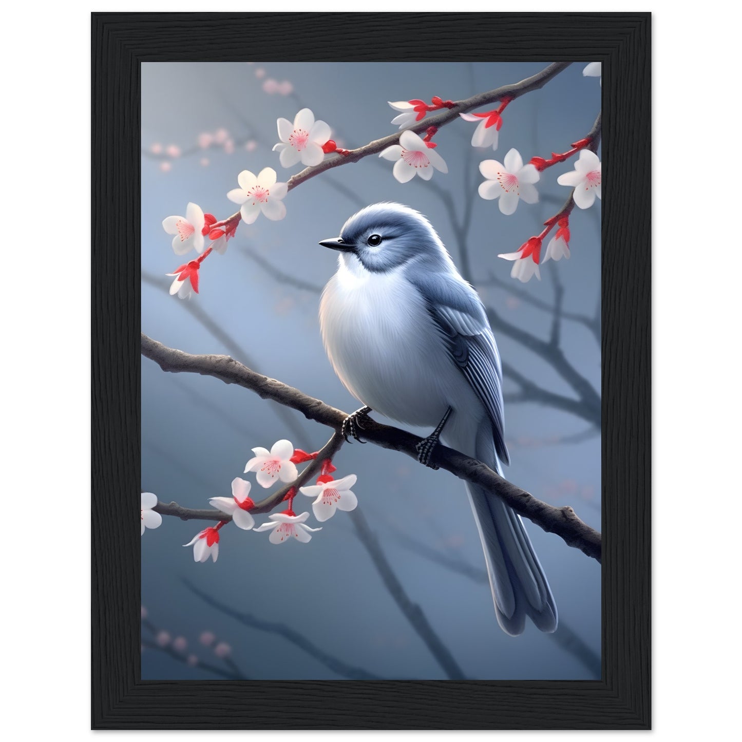 Cherry Blossom Songbird - Poster