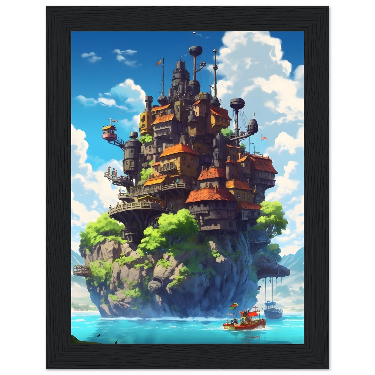 Island Castle - Poster