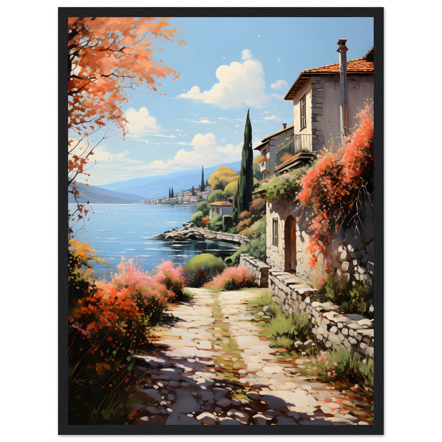 Romantic Villages - Poster