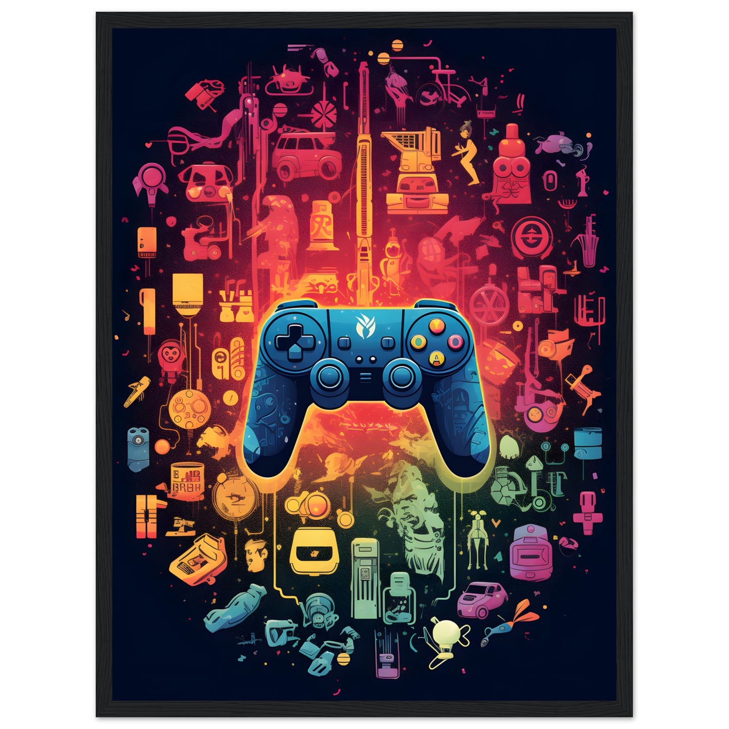 Cyberpunk controller - Poster