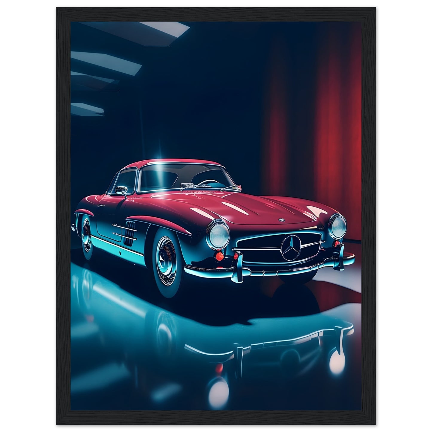 1957 Mercedes Benz 300 SL - Poster