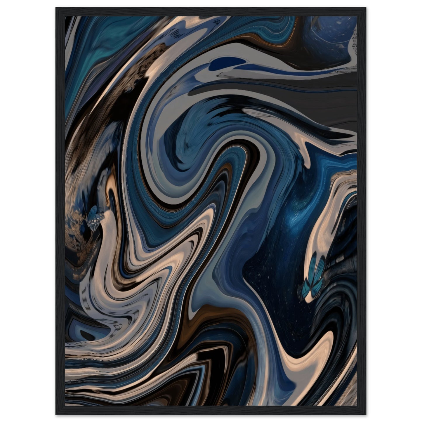 dynamic blau - Poster