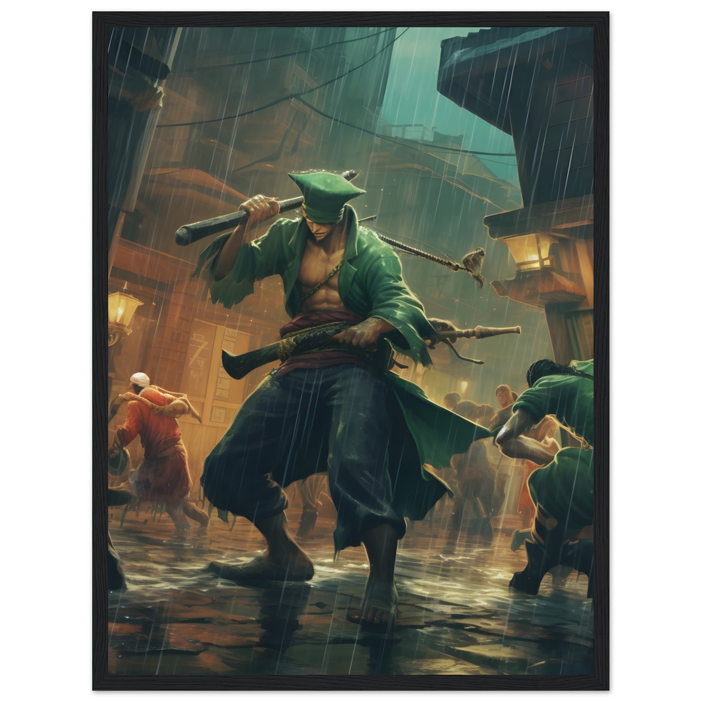 Enfrentamiento de capa y espada - Póster 