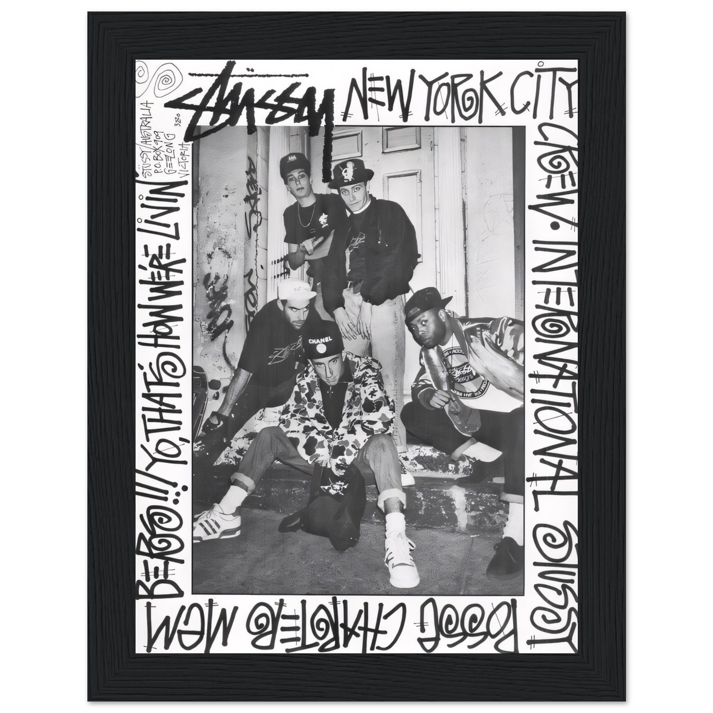 Stussy NYC posse. 1988 - Poster