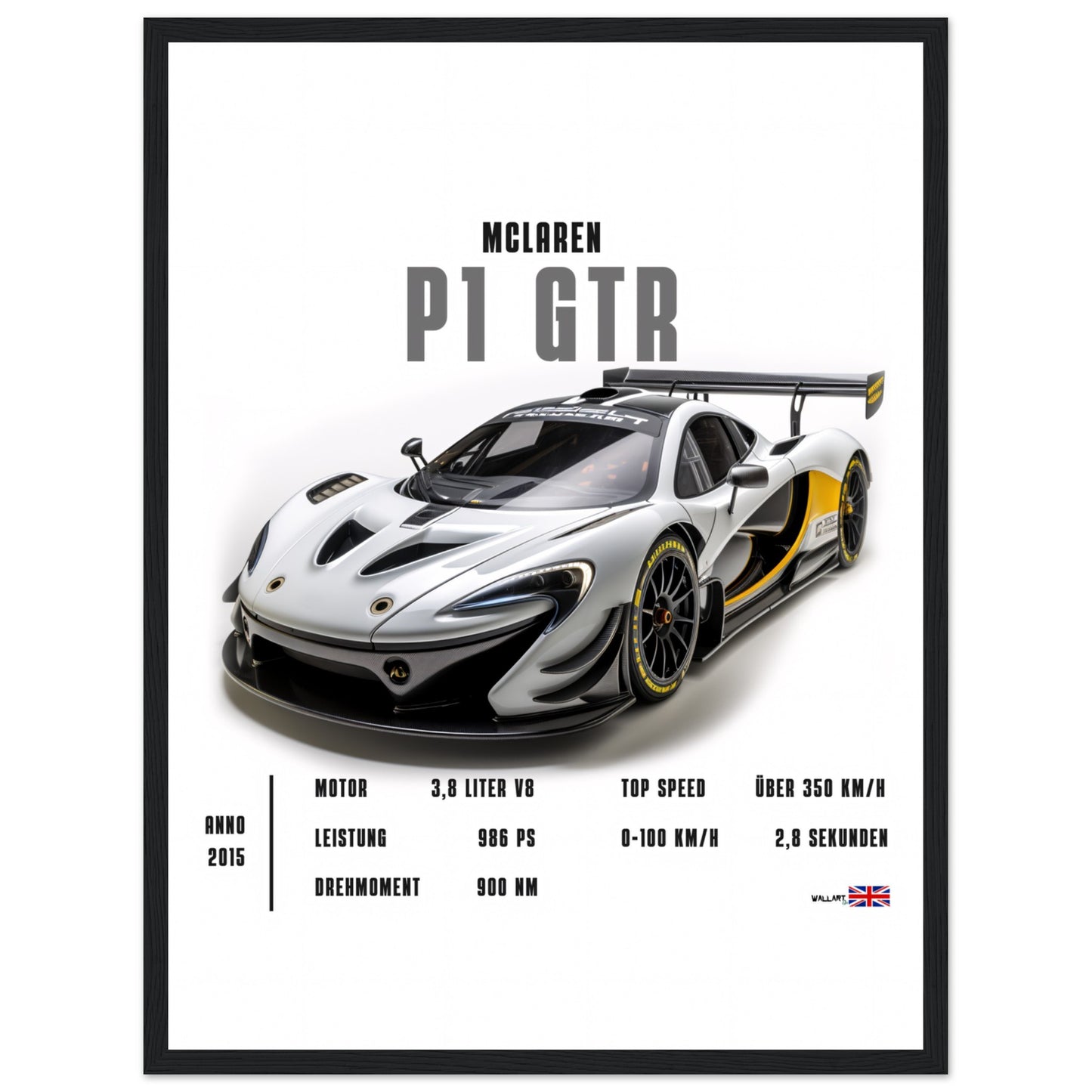 Detailed P1 GTR - Poster