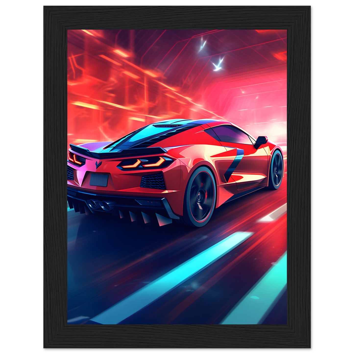 Chevrolet Corvette - Poster