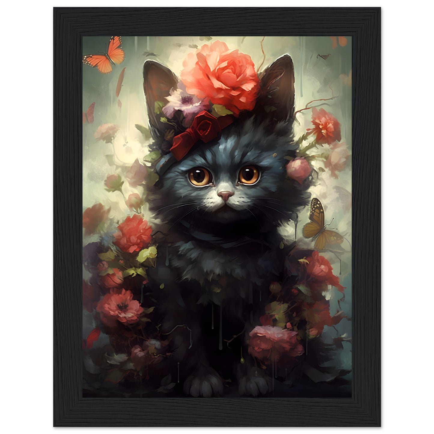 Cat in Black - Poster