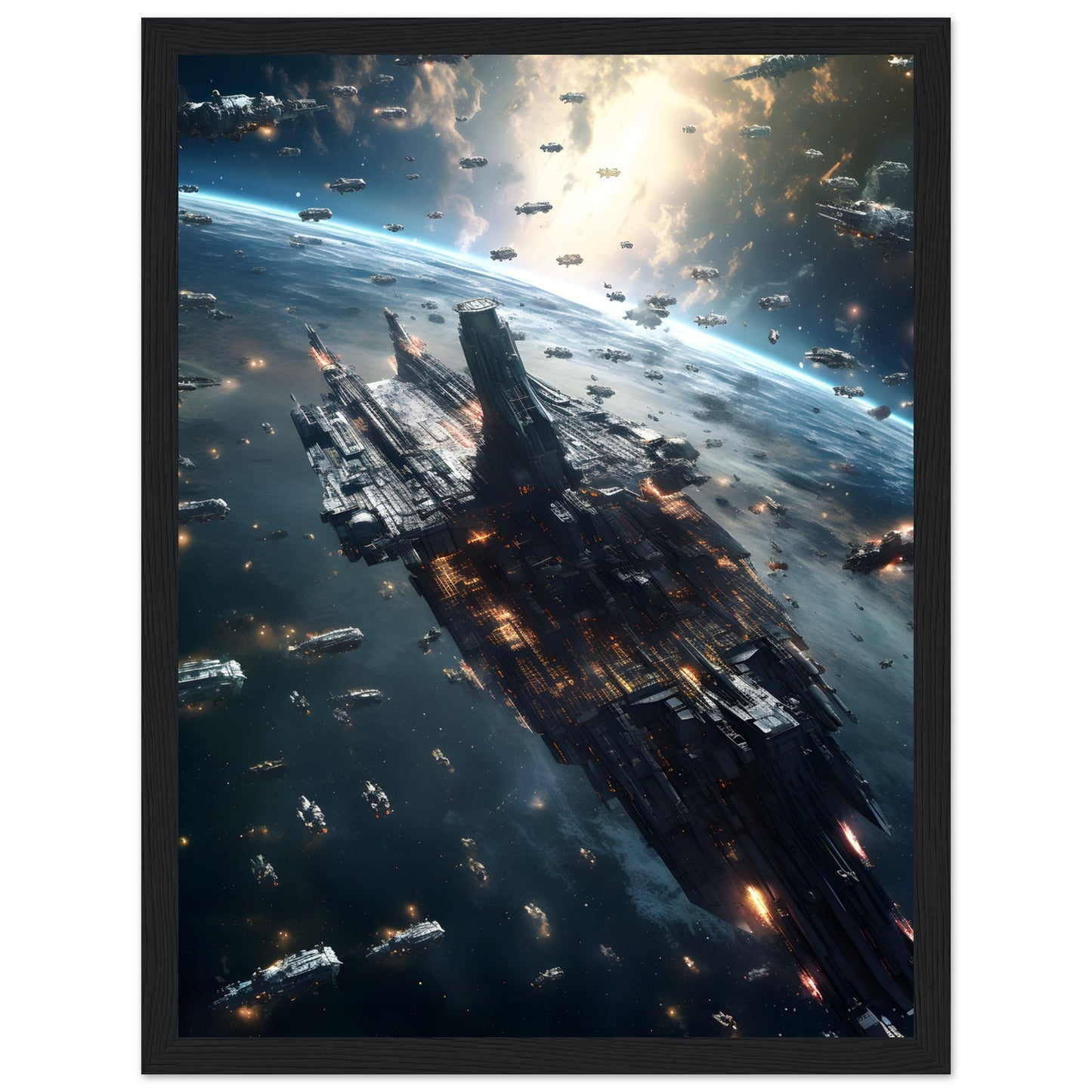 Space Battle War - Poster