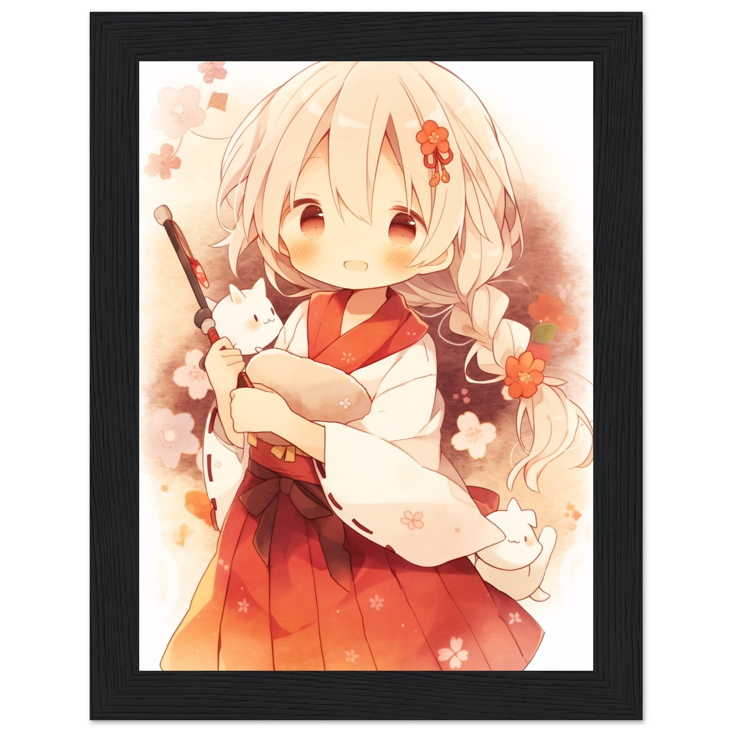 Strawberries Samurai - Poster