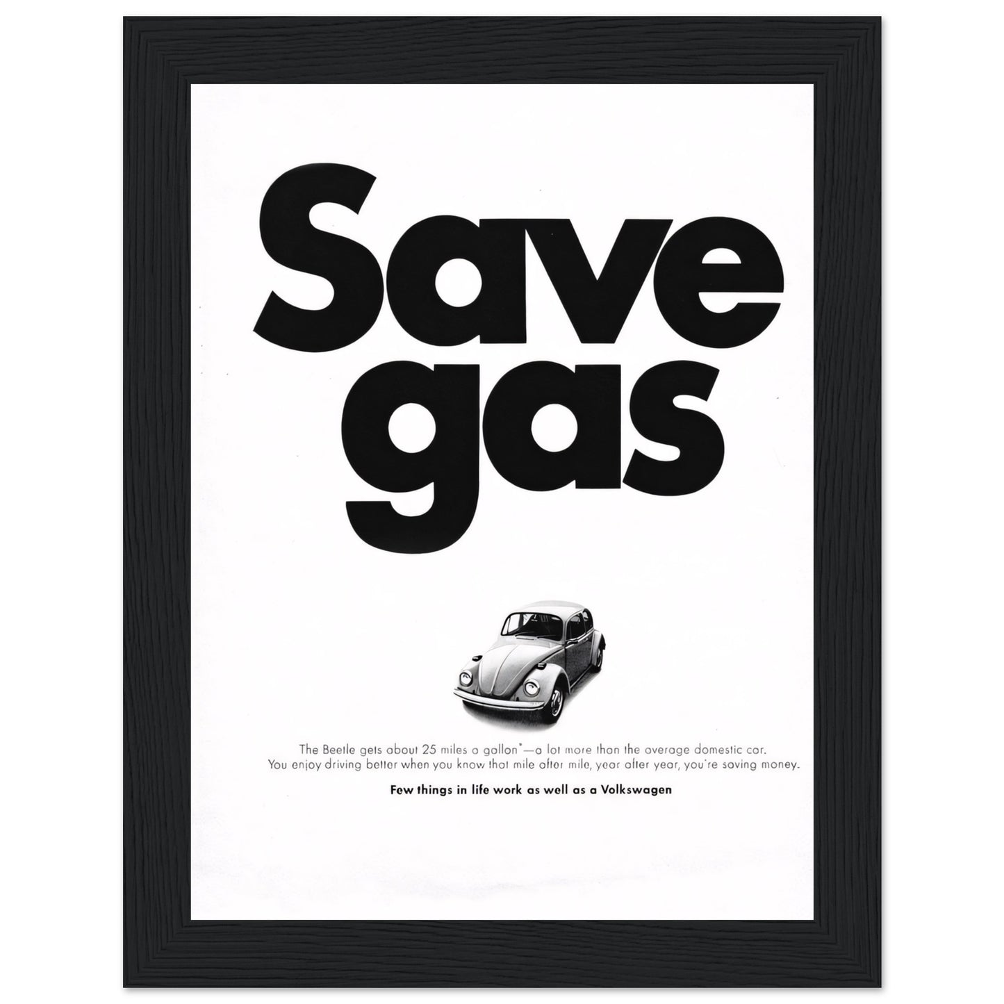 Save gas - Poster