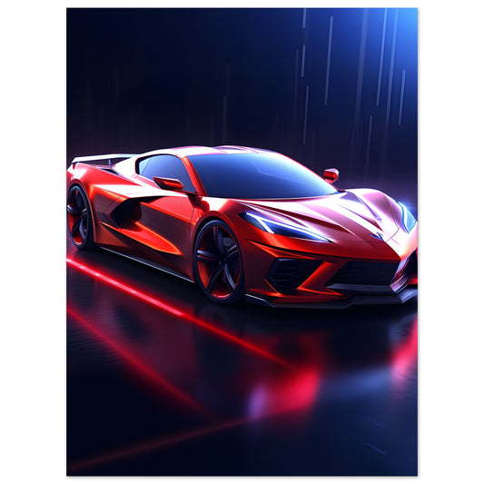 Chevrolet Corvett - Poster