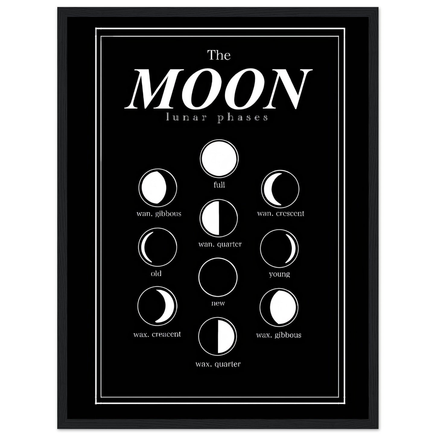 Luna Moon Phases - Poster