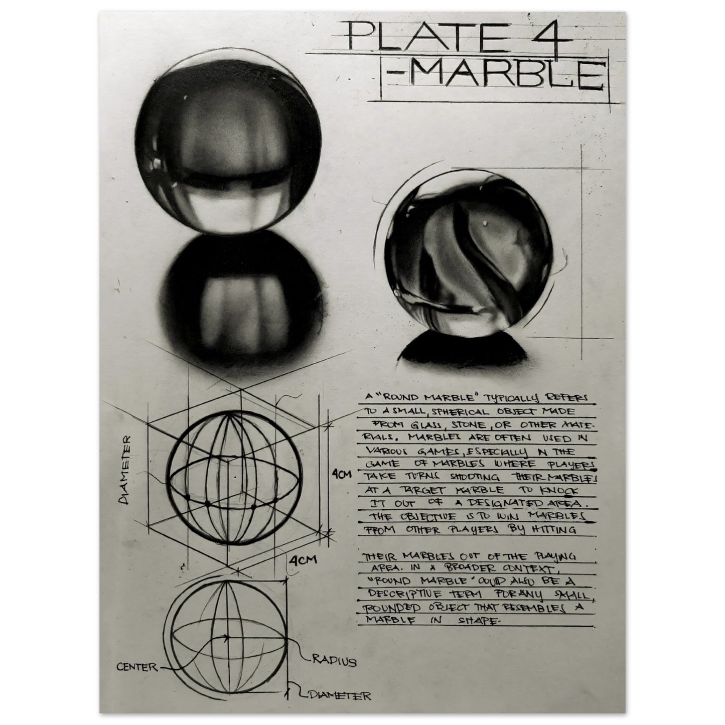 Marble - Poster