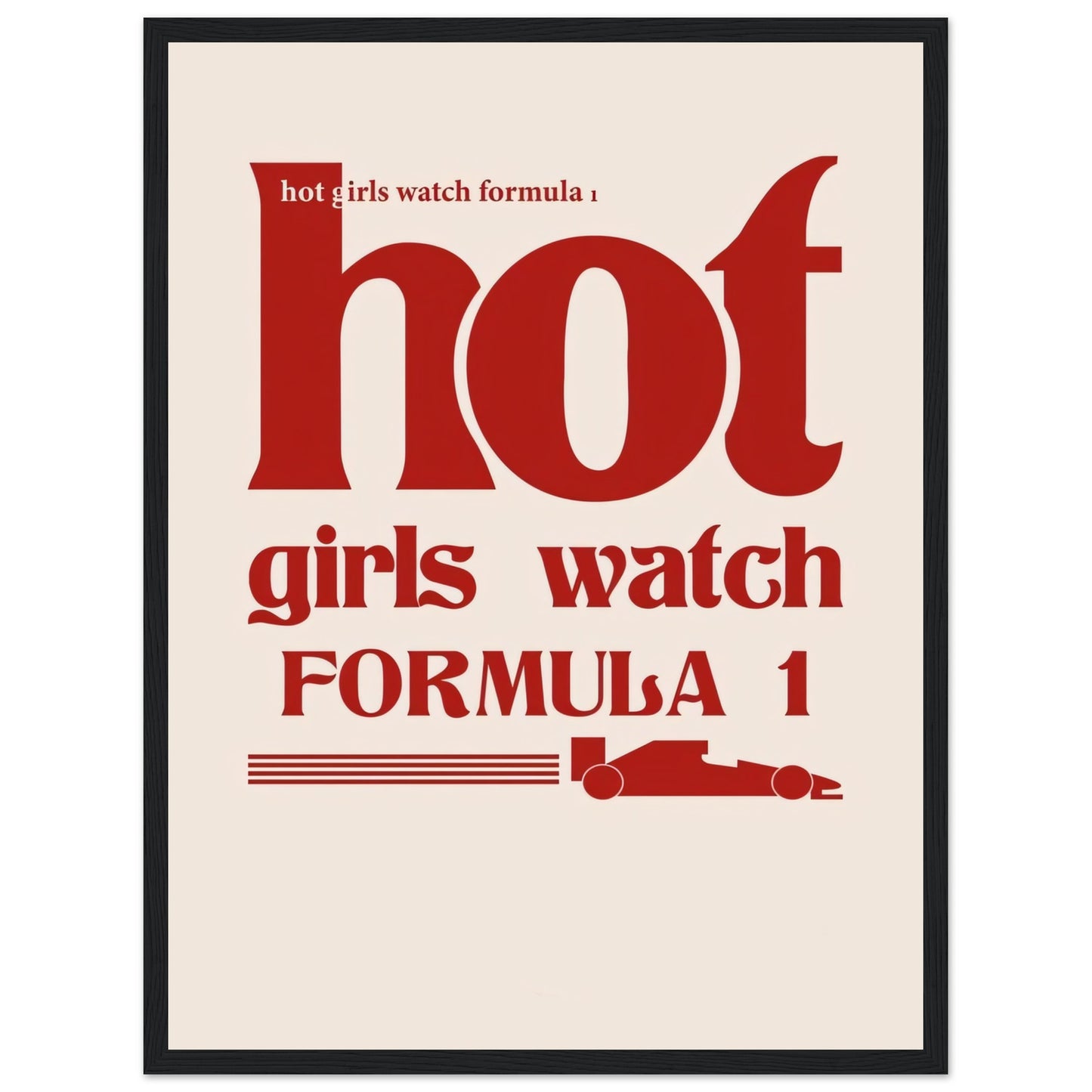 hot girls watch Formula 1 - Poster
