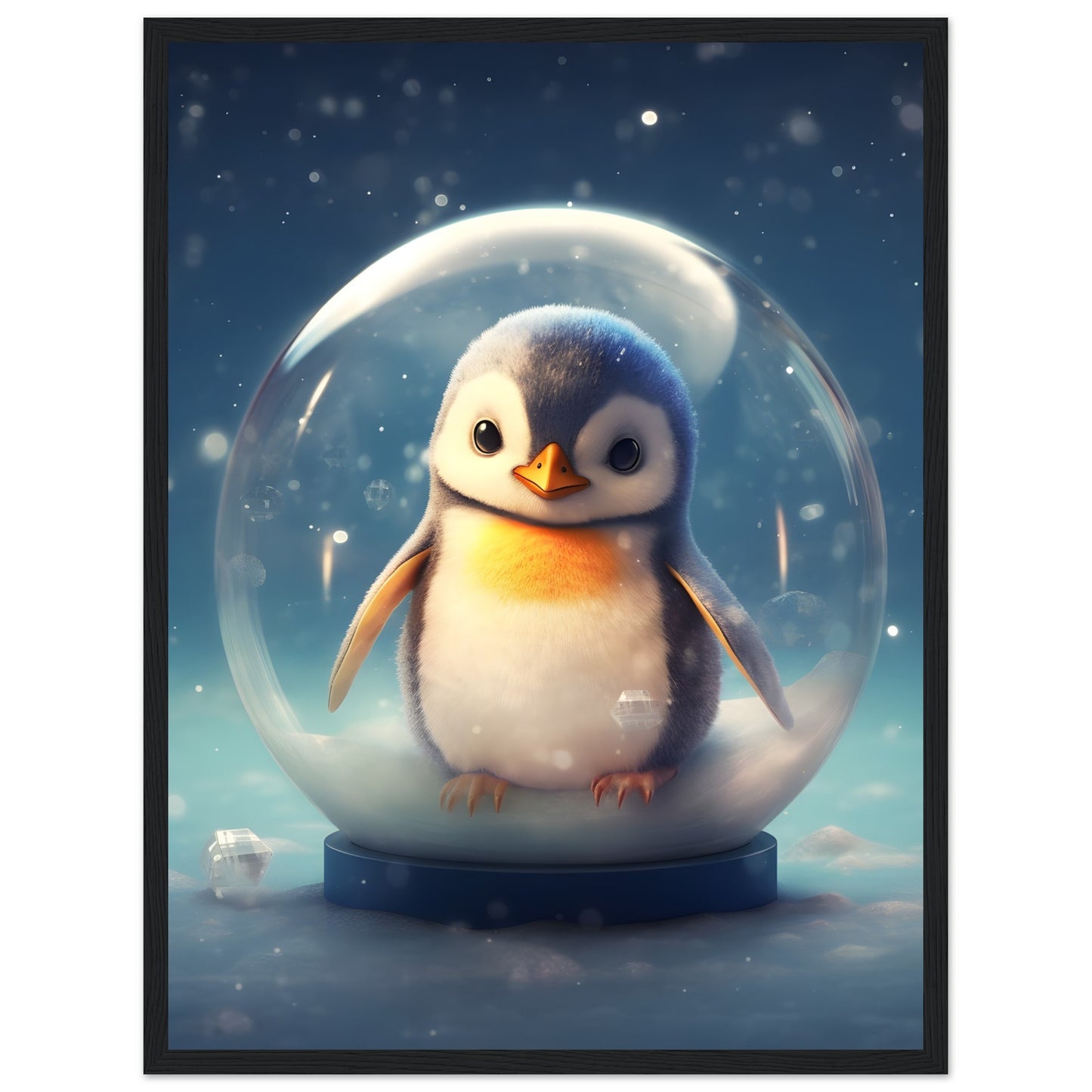 Playful Waddlers - Poster