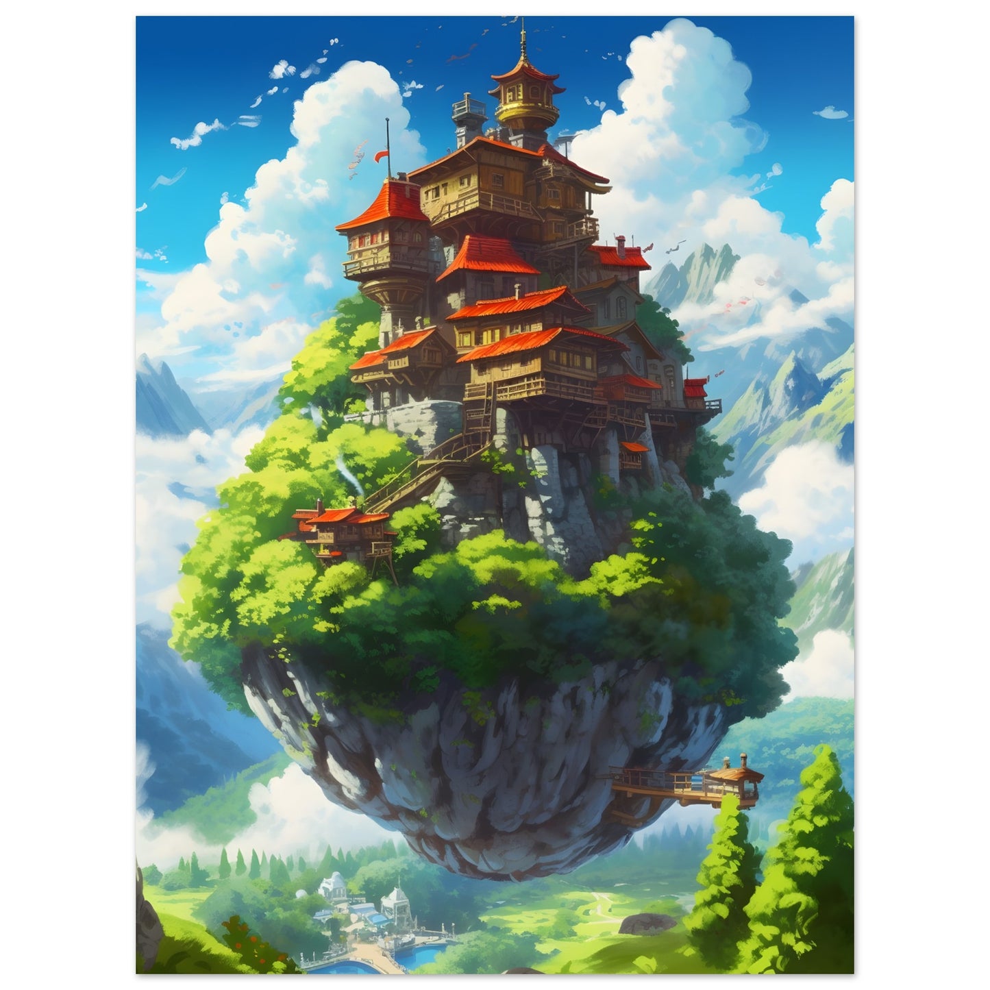 Flying Island - Poster