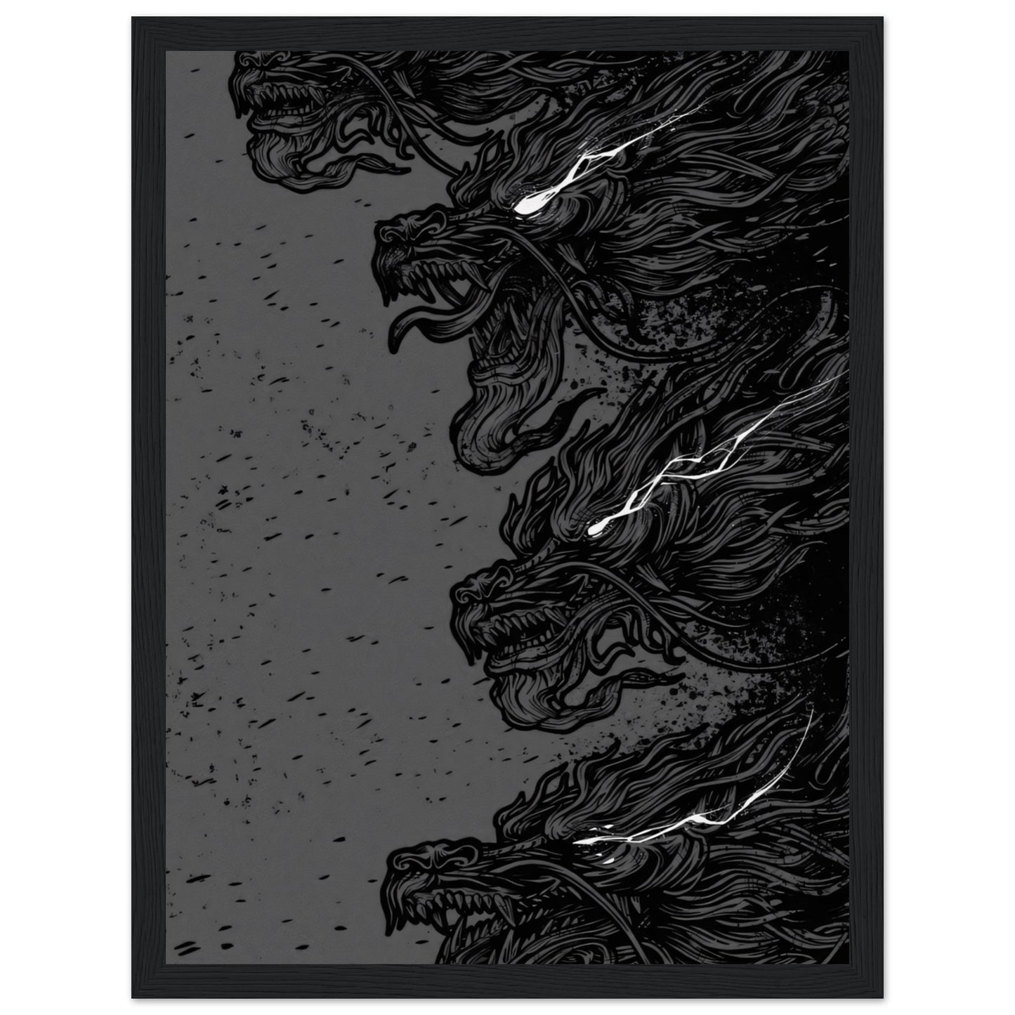 Dark Chinese Dragon - Poster