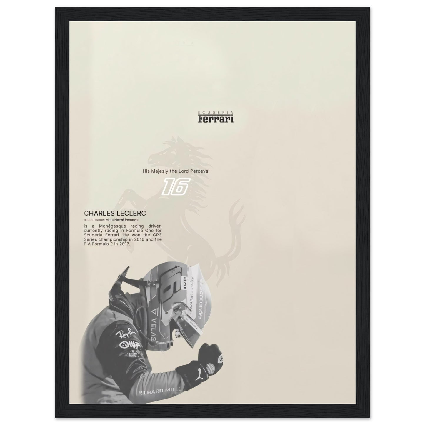 CHARLES LECLERC - Poster