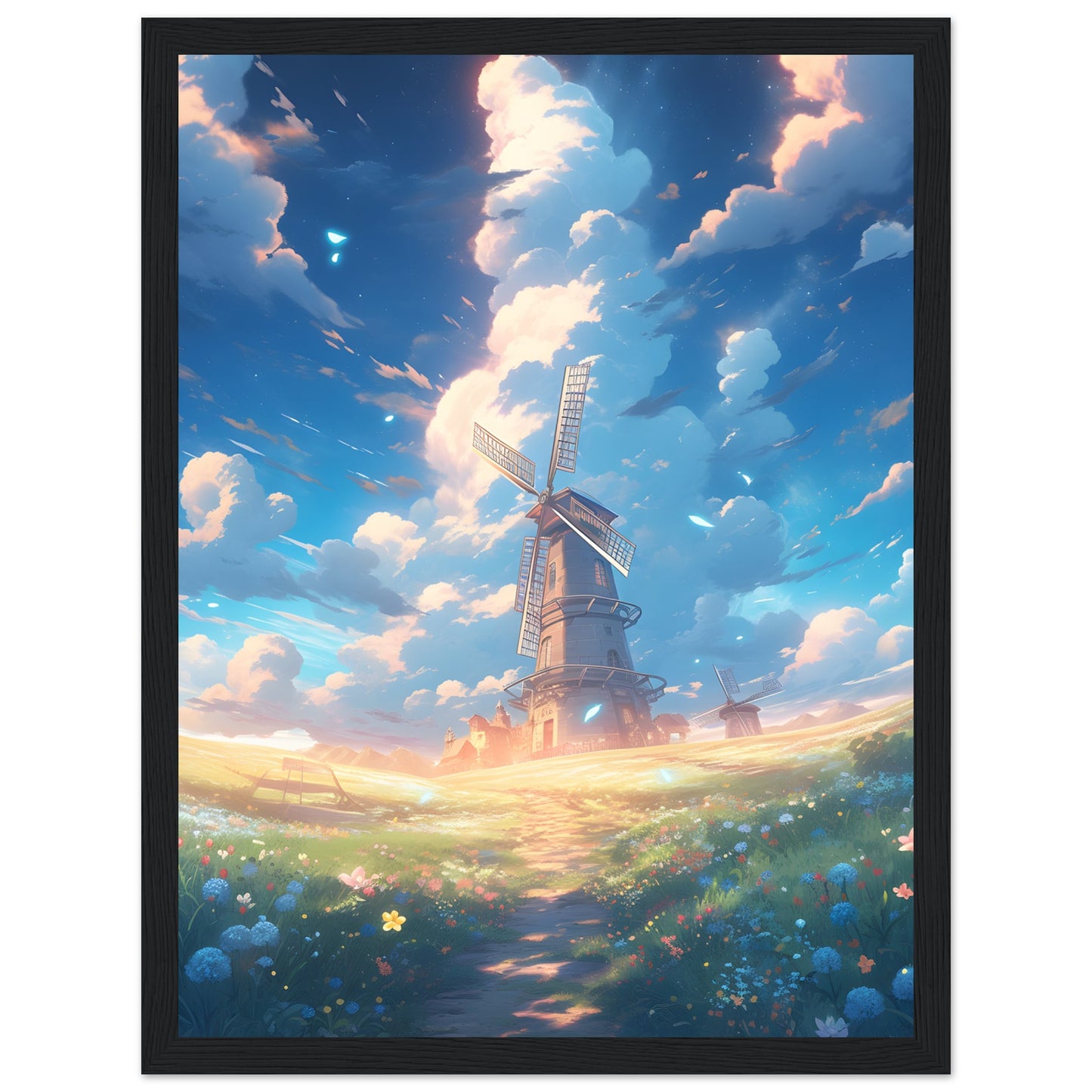 Beautiful Windmill - Poster