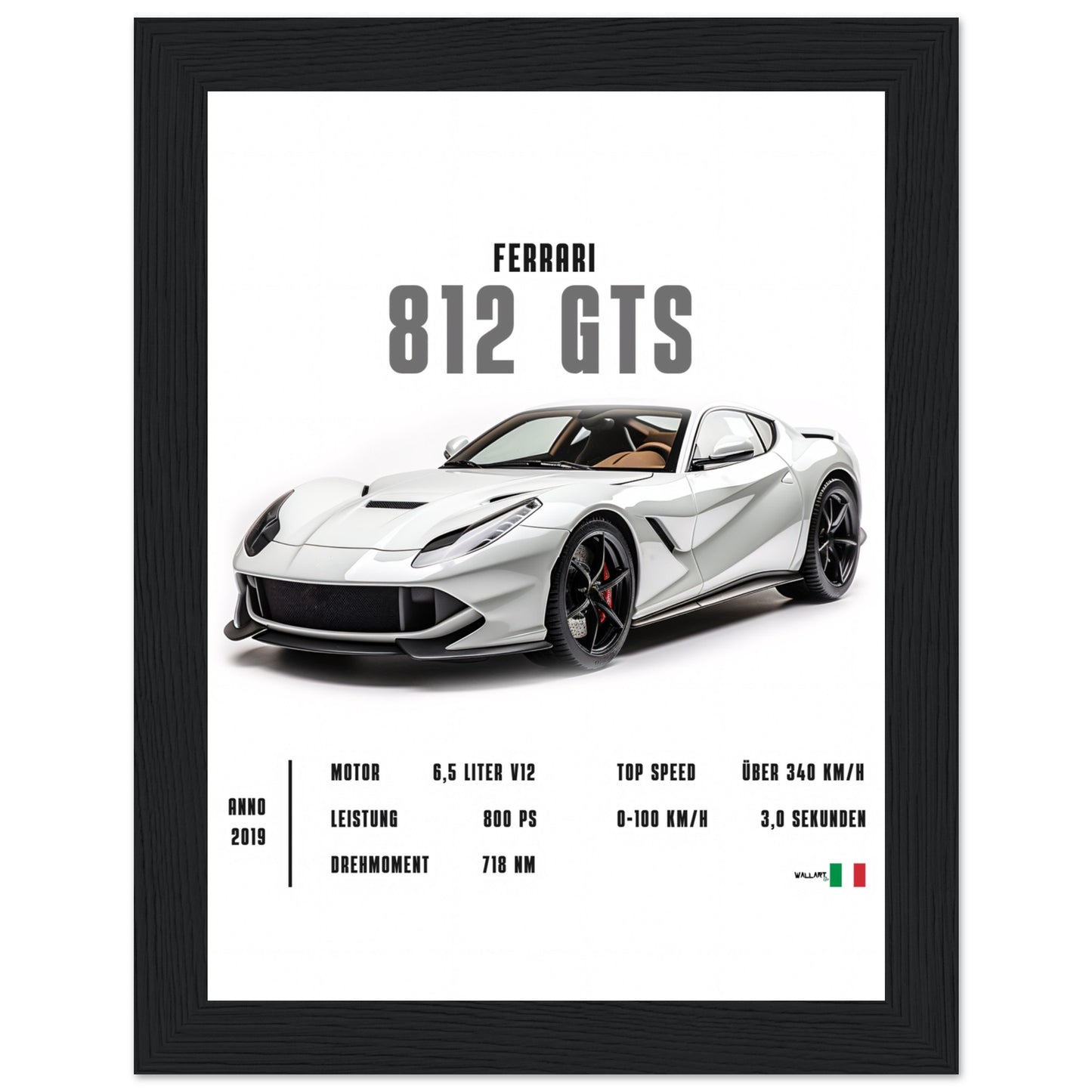 Detailed 812 GTS - Poster
