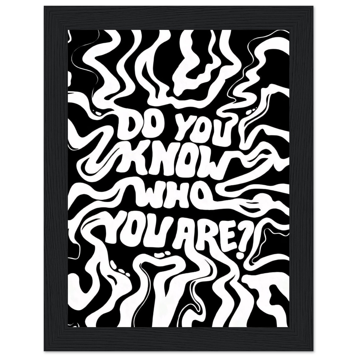 Do you know who you are? - Poster
