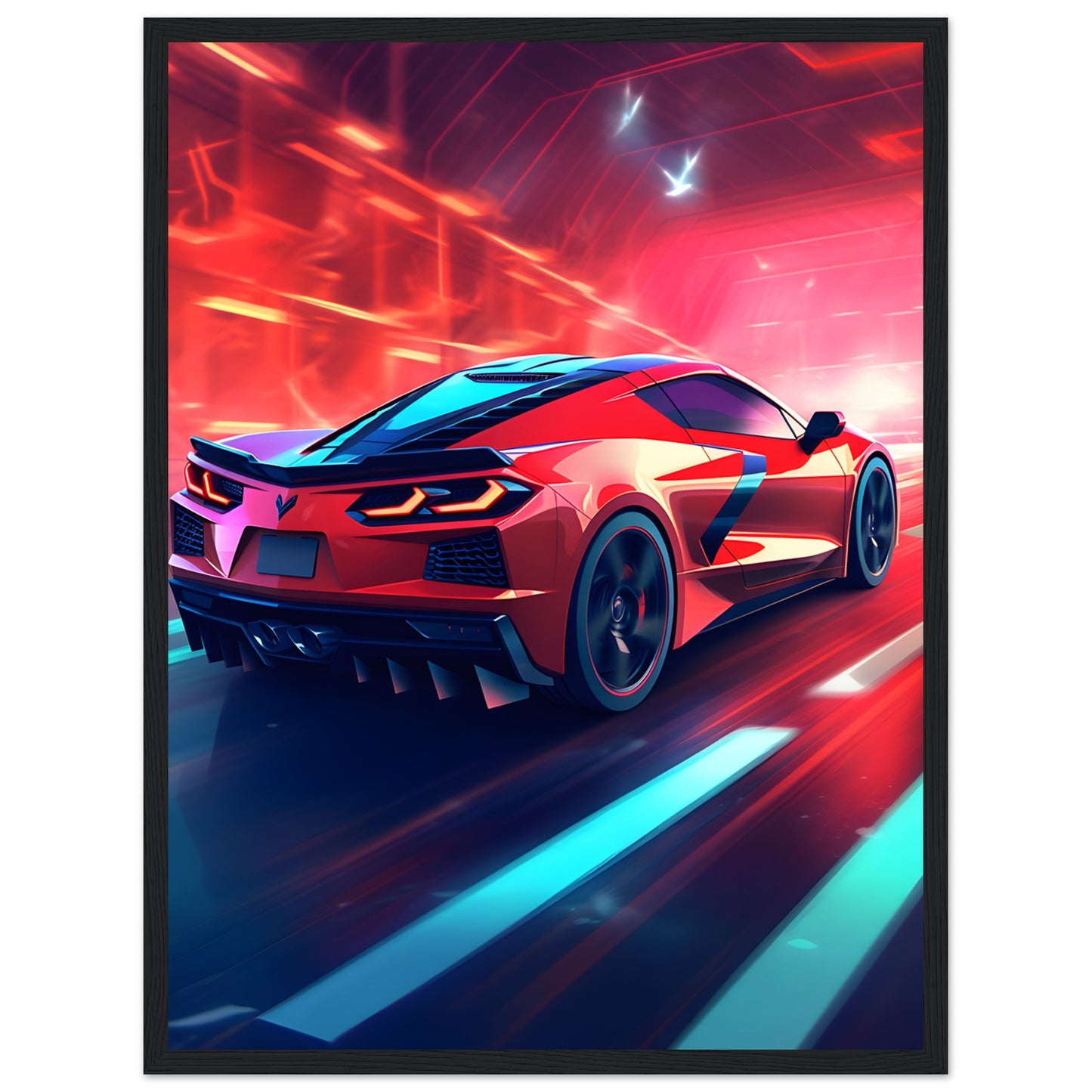 Chevrolet Corvette - Poster