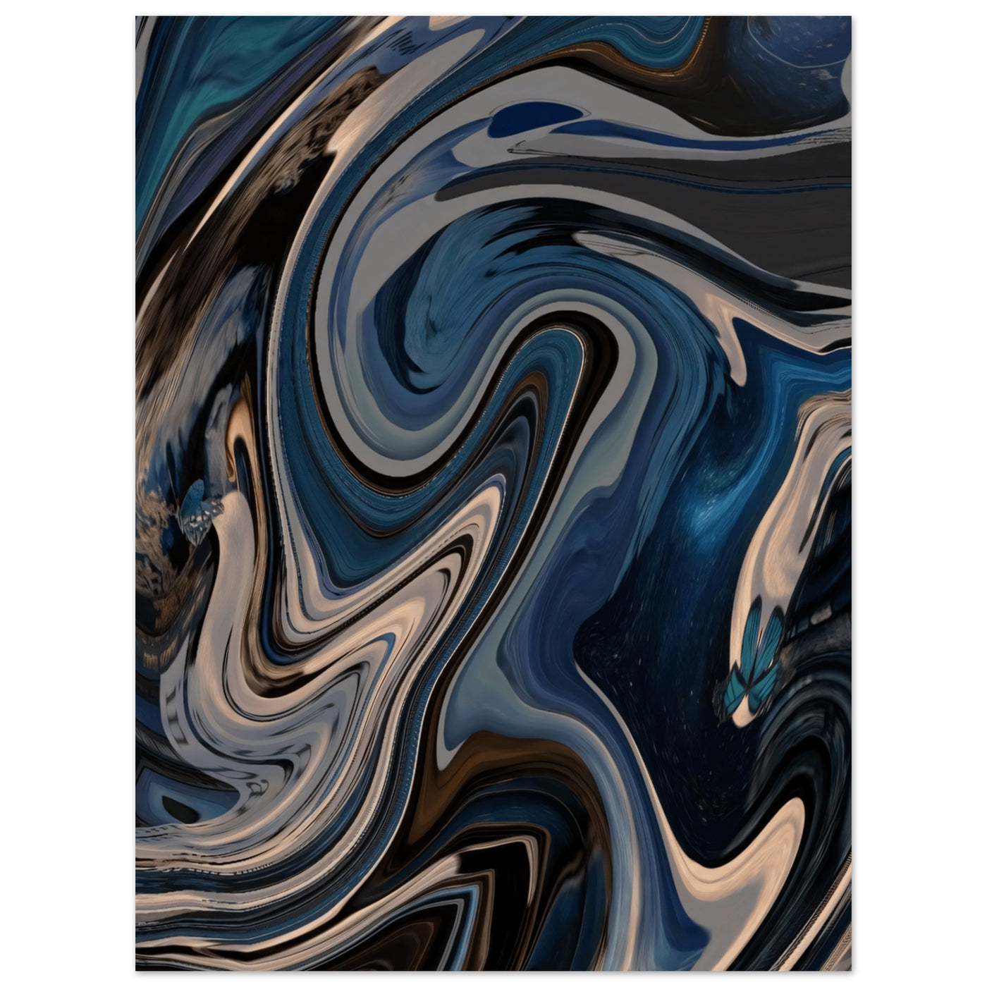 dynamic blau - Poster