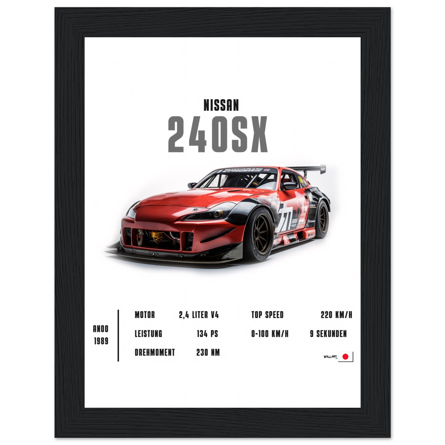 Detailed 240SX - Poster