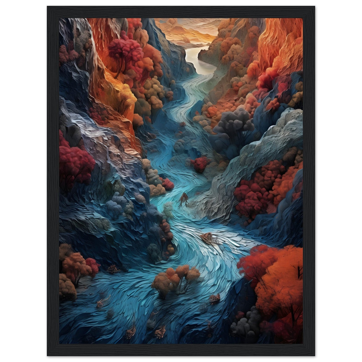 Flowing Serenity - Poster