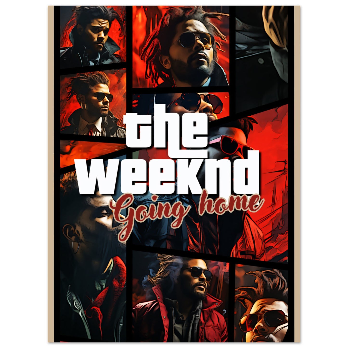 Going Home Weeknd - Poster