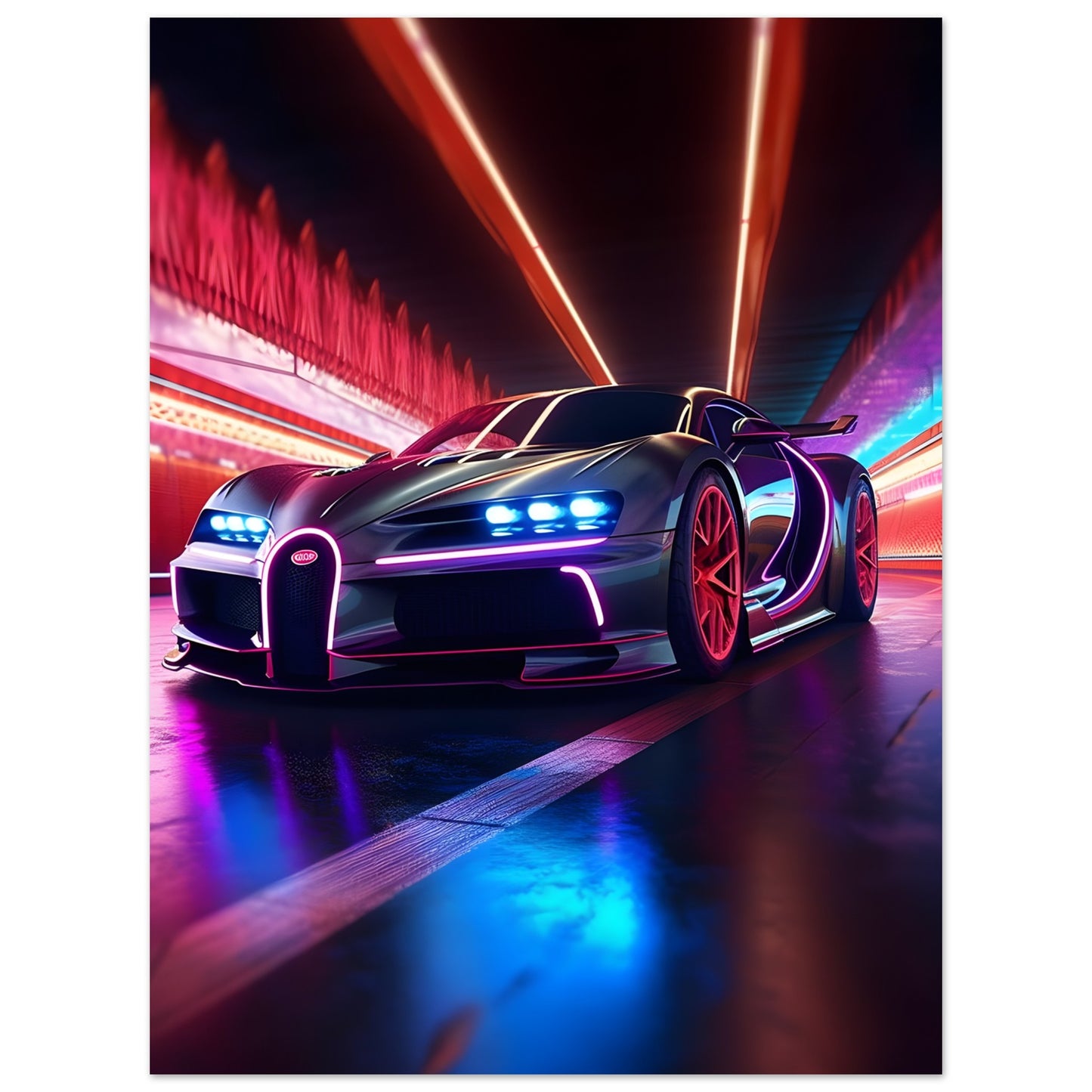 Bugatti Chiron - Poster