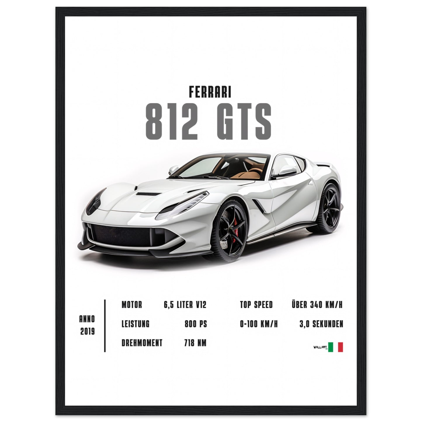 Detailed 812 GTS - Poster