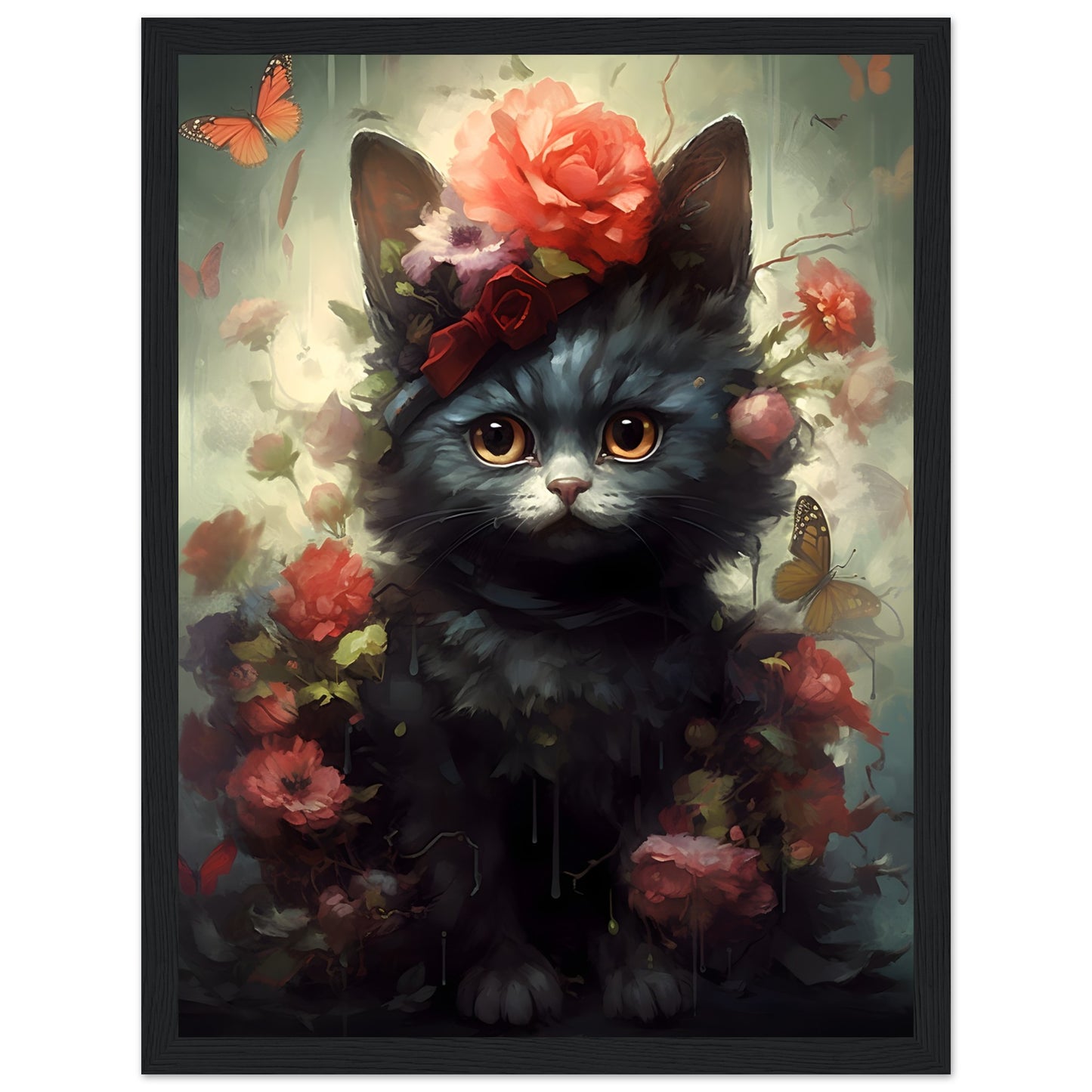 Cat in Black - Poster