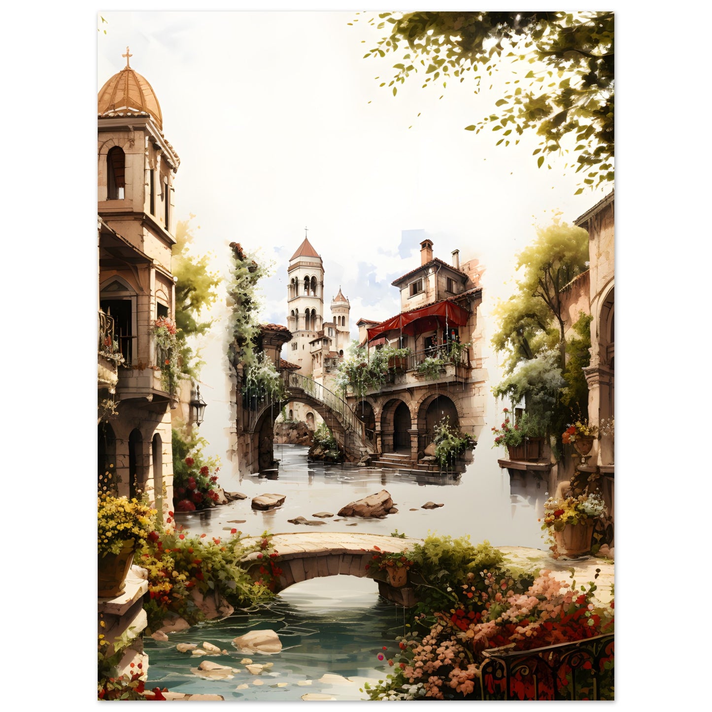 Venetian Reflections - Poster