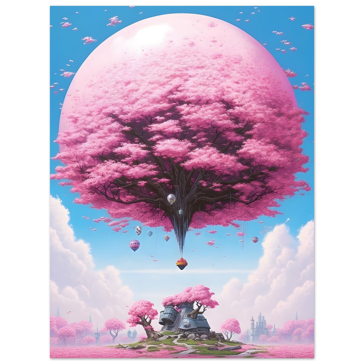 Illustration of pink - Poster