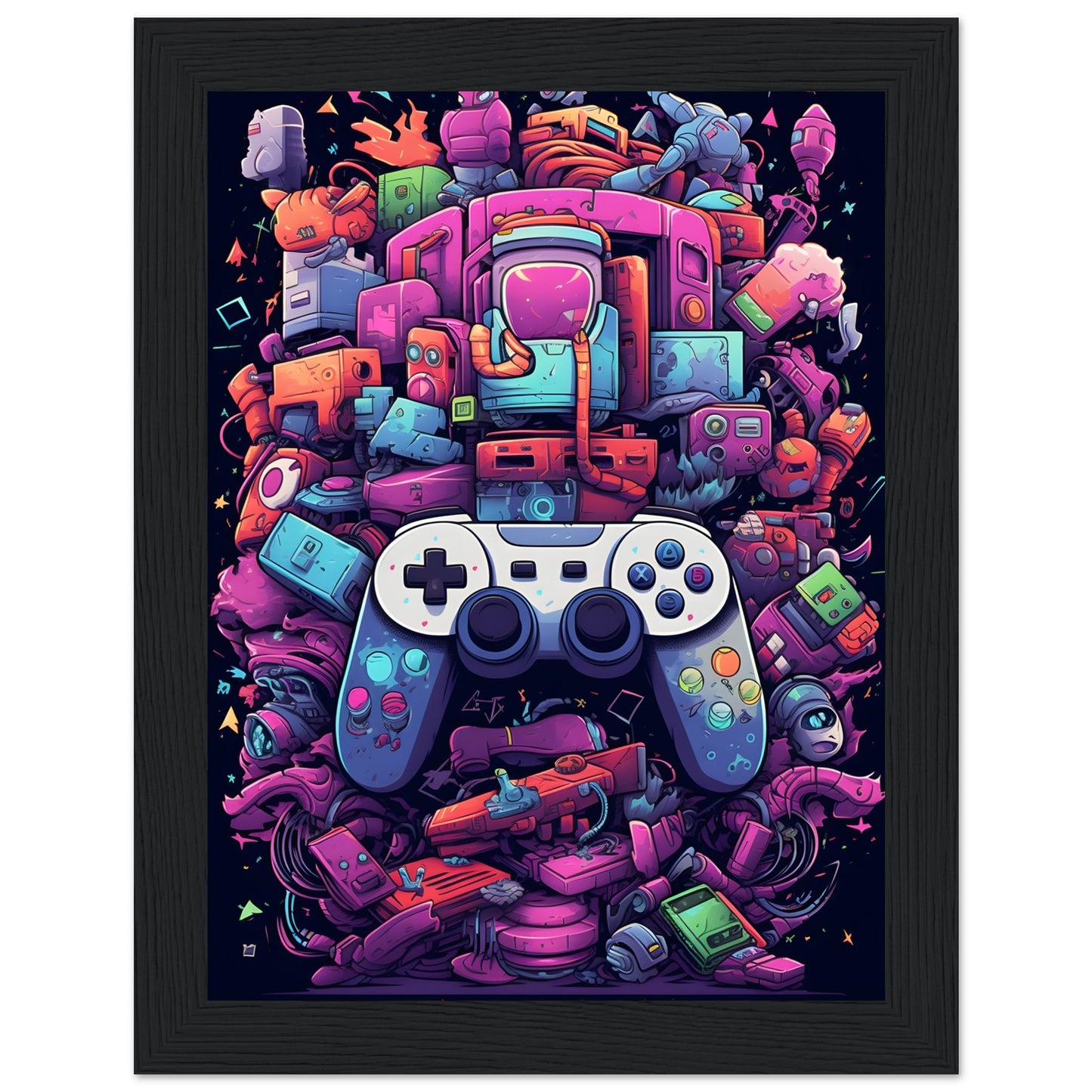 Retro Gamepad - Poster
