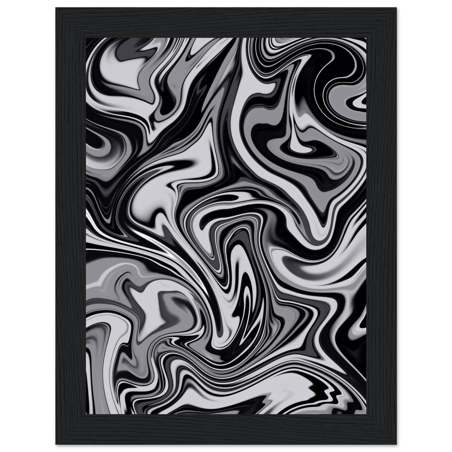 Verschwommen Schwarz weiß - Poster