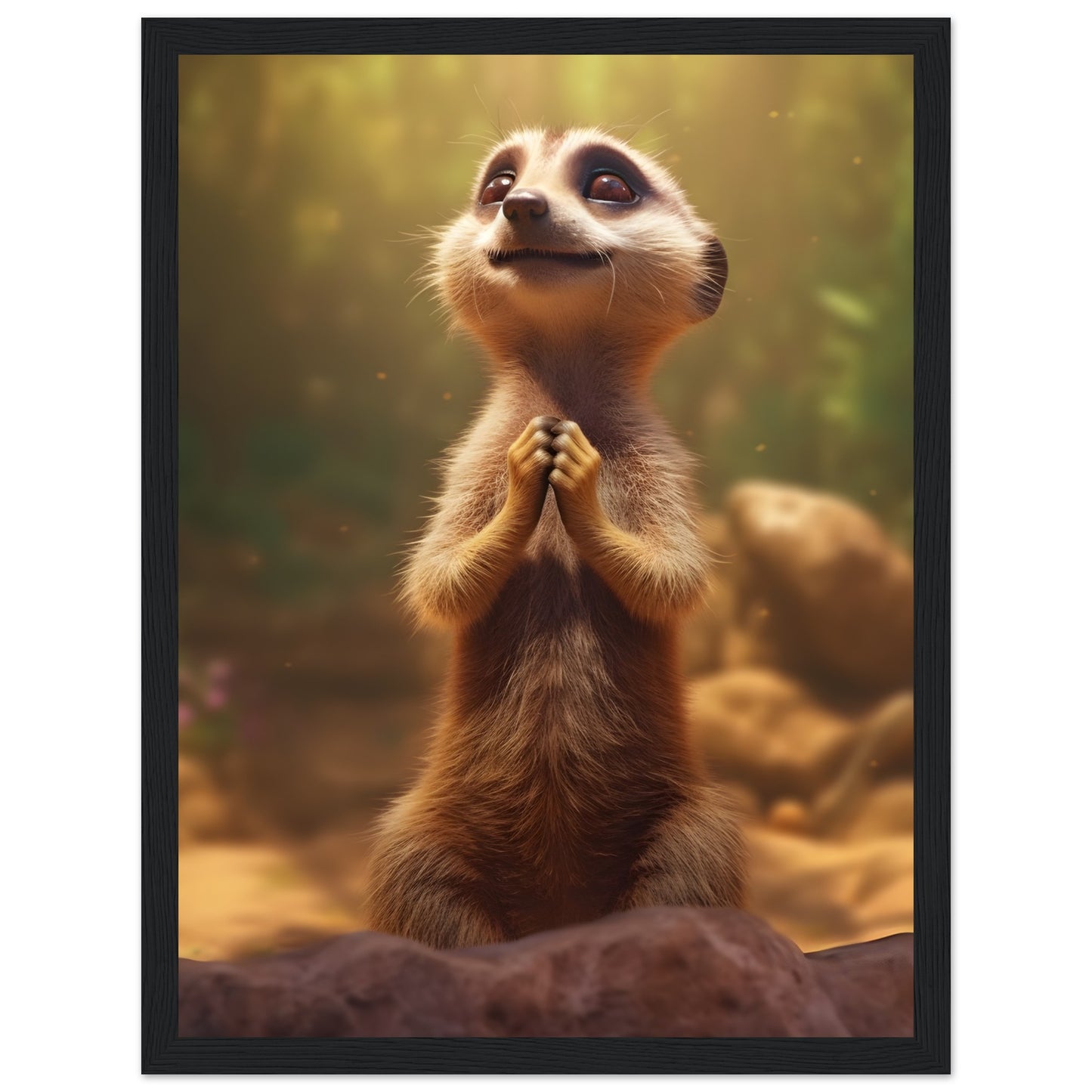 bendición suricata - cartel 