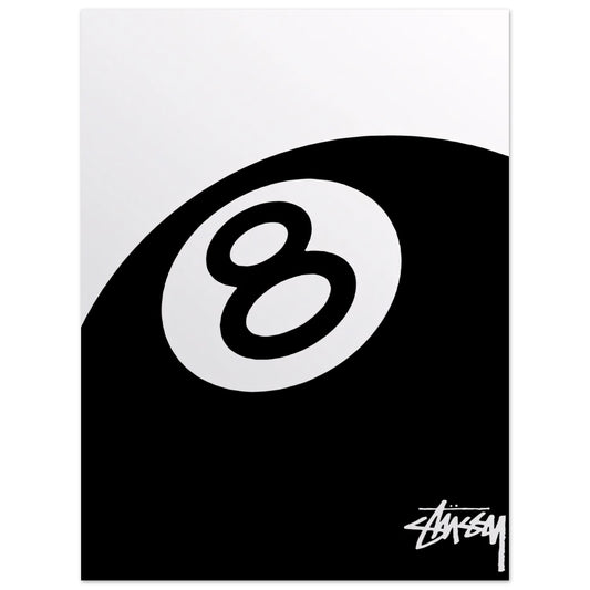 Stussy 8 Ball - Poster