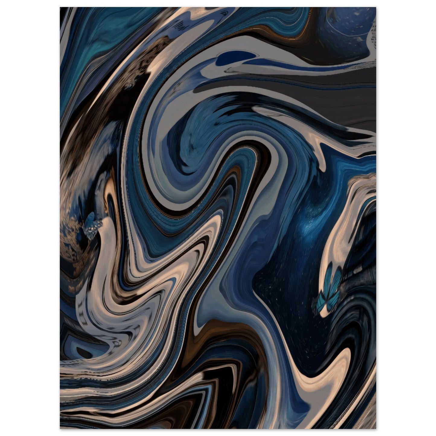 dynamic blau - Poster