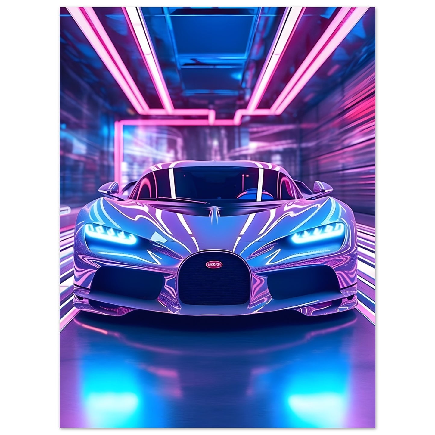 Bugatti Chiron - Poster