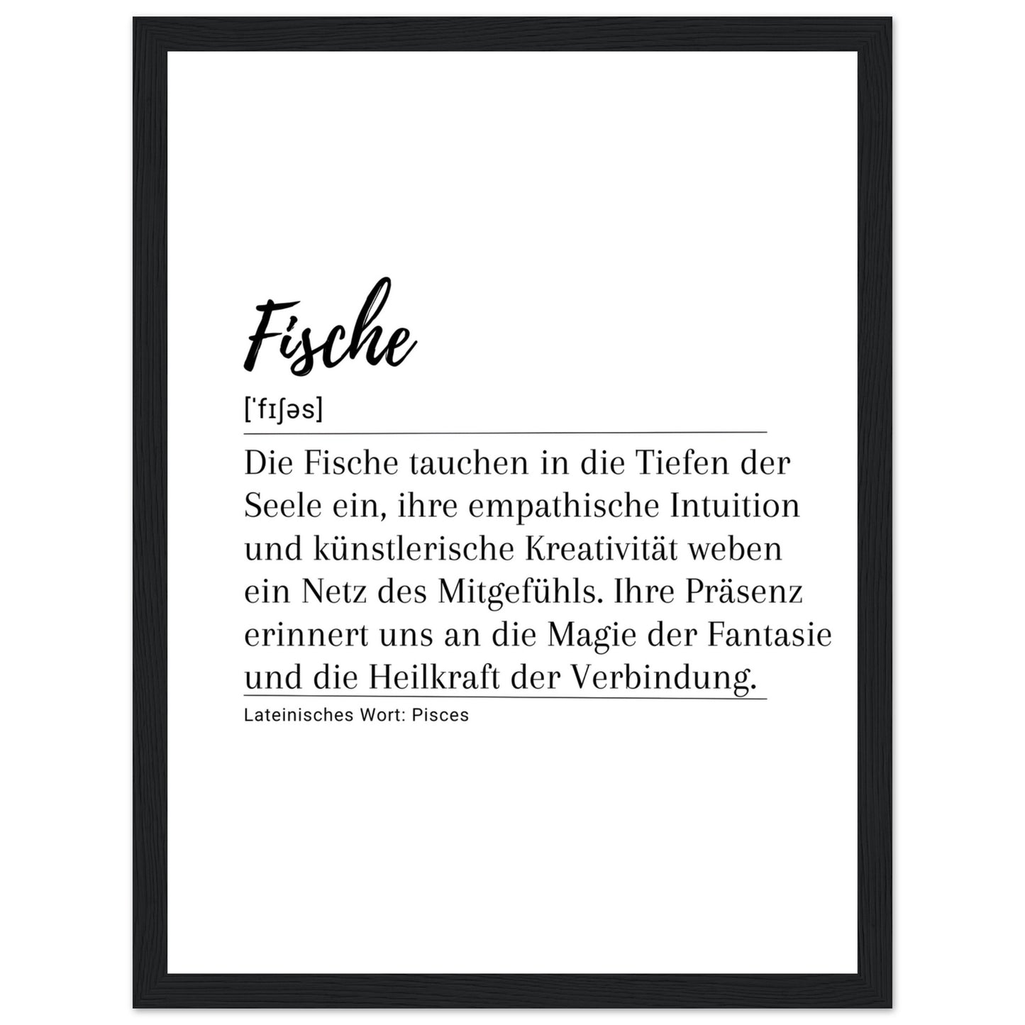 Fische - Poster