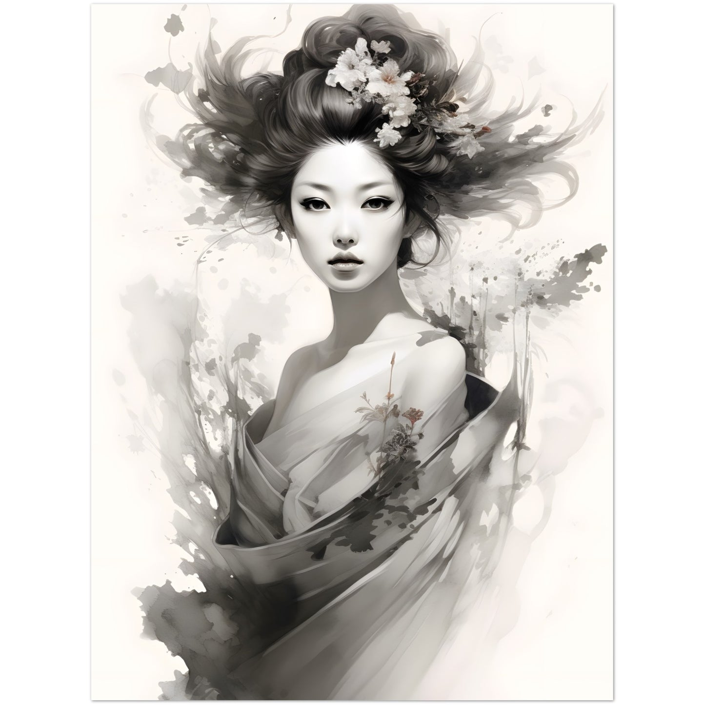 Zen Blossoms - Poster