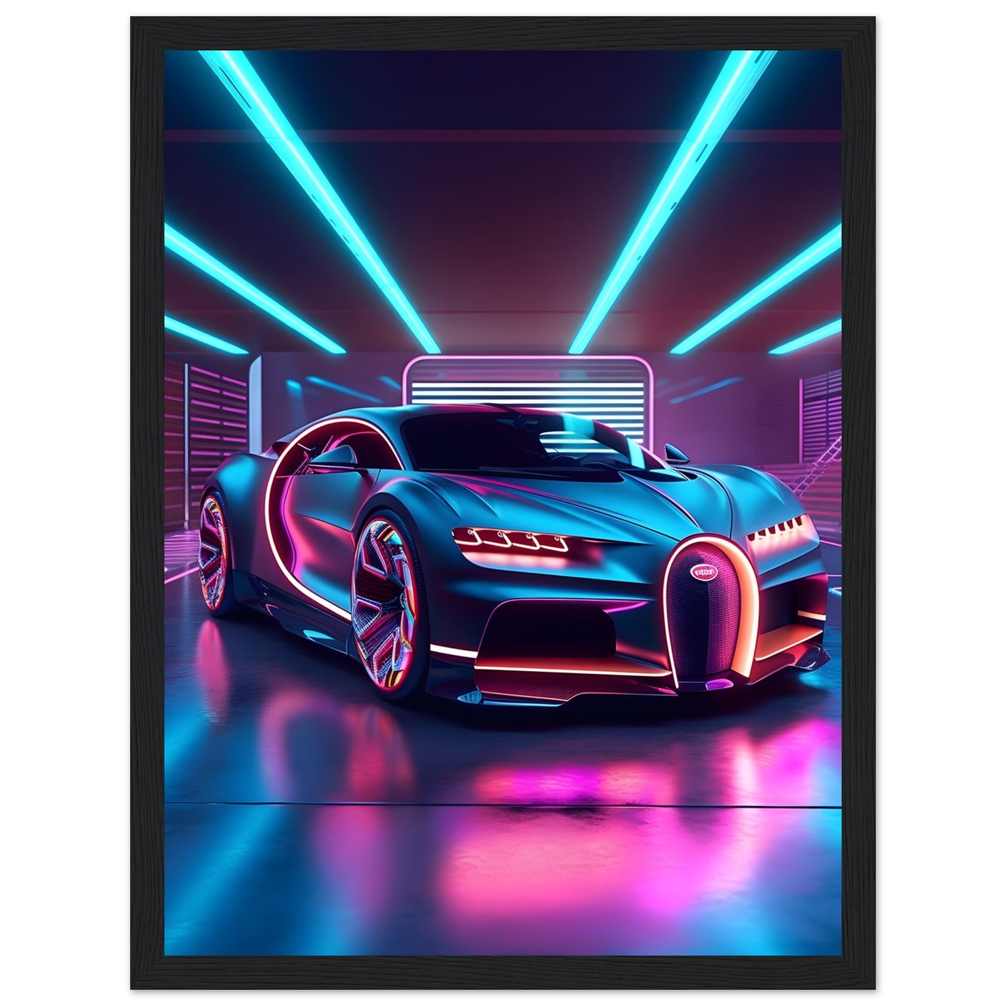 Bugatti Chiron - Poster