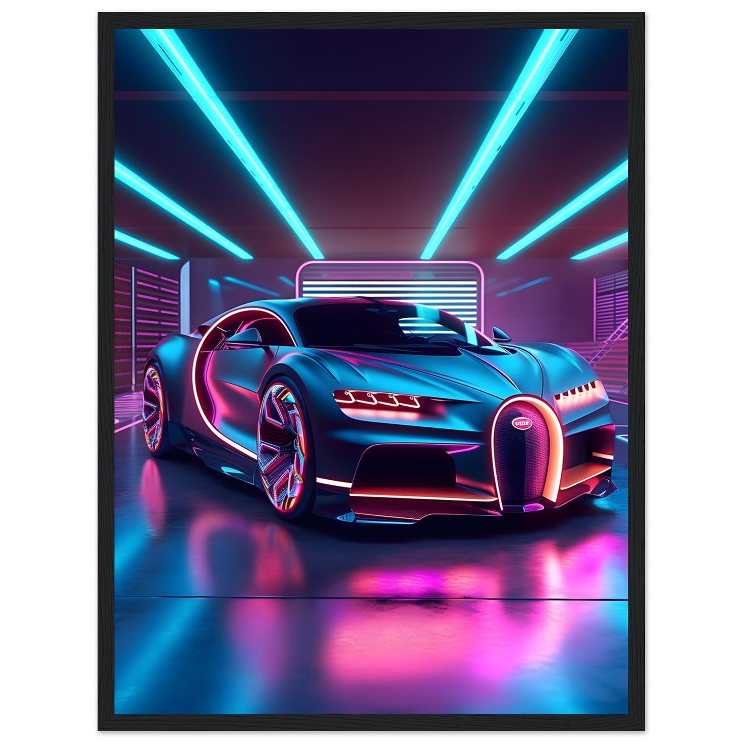 Bugatti Chiron - Poster