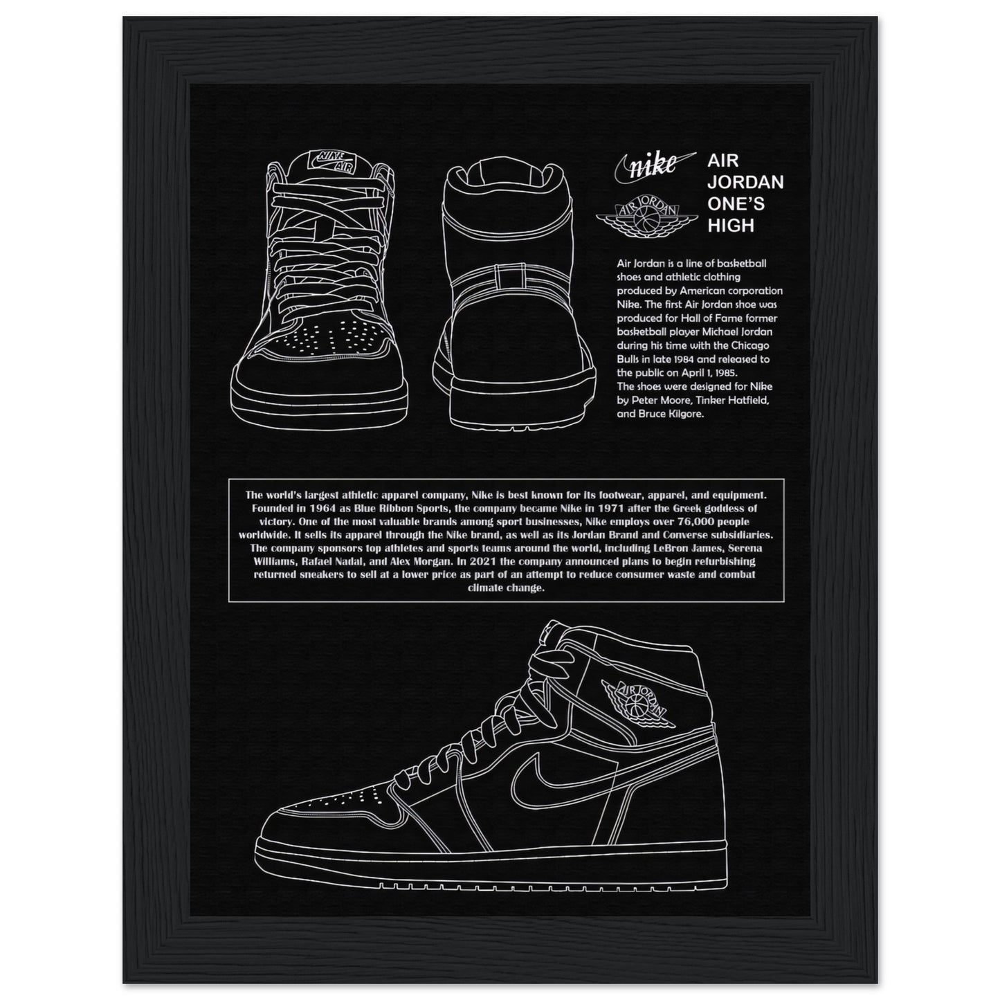 Air Jordan One´s High - Poster